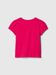 Gap Pink Brannan Bear Logo Short Sleeve Crew Neck T-Shirt (6mths-5yrs) - Image 2 of 3