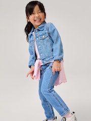 Gap Blue Minnie Mouse Disney Embroidered Mom Jeans (6mths-5yrs) - Image 1 of 4