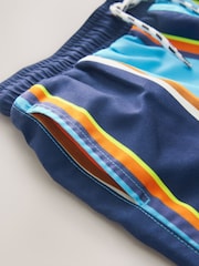 Blue Shorts Stripe Swim Shorts (3-16yrs) - Image 7 of 7