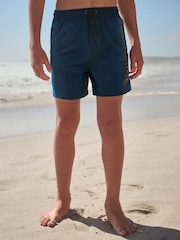 Navy Printed Swim Shorts (3-16yrs) - Image 3 of 8