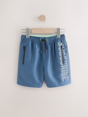 Navy Printed Swim Shorts (3-16yrs) - Image 5 of 8
