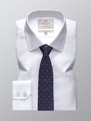 Hawes & Curtis Herringbone 100% Cotton White Shirt - Image 2 of 3