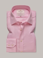 Hawes & Curtis Pink Dogstooth 100% Cotton Shirt - Image 1 of 3
