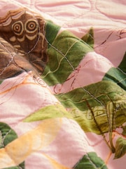 Pink Floral Kew Gardens Quilted Bomber Jacket - Image 8 of 8
