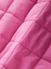 Pink Short Quilted Collared Jacket - Image 9 of 9