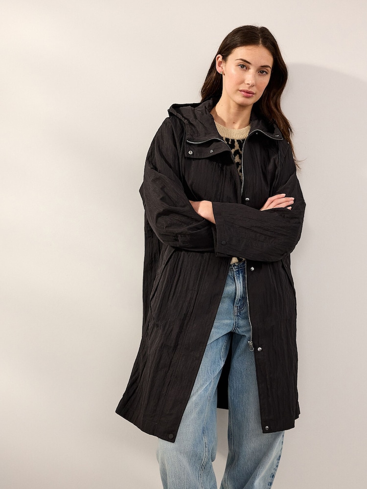 Black Shower Resistant Lightweight Jacket - Image 2 of 7
