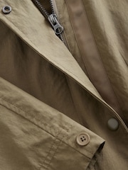 Khaki Green Shower Resistant Parka - Image 7 of 8