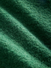 Зеленый - Воротник-воронка Пальто - Image 8 of 8