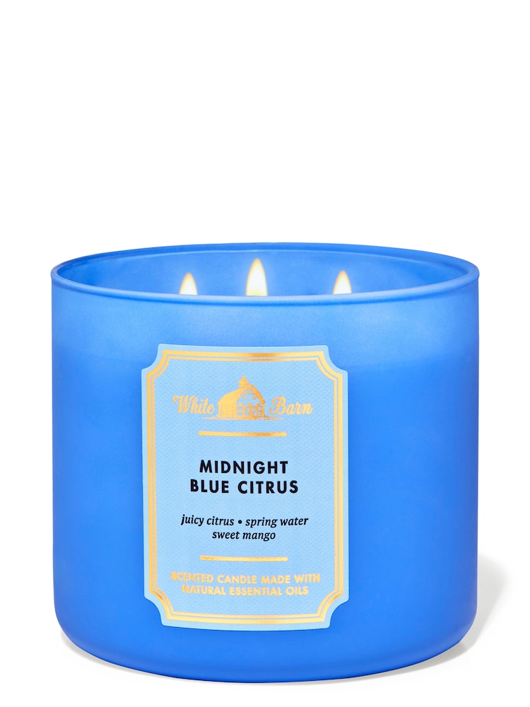 Bath & Body Works Midnight Blue Citrus 3Wick Candle 14.5 oz / 411 g - Image 1 of 1