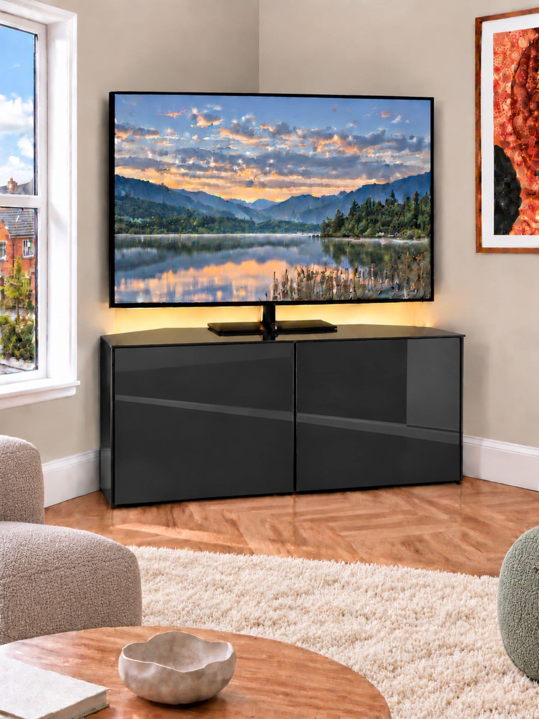 INTEL 1200 Corner Tv Unit - Image 3