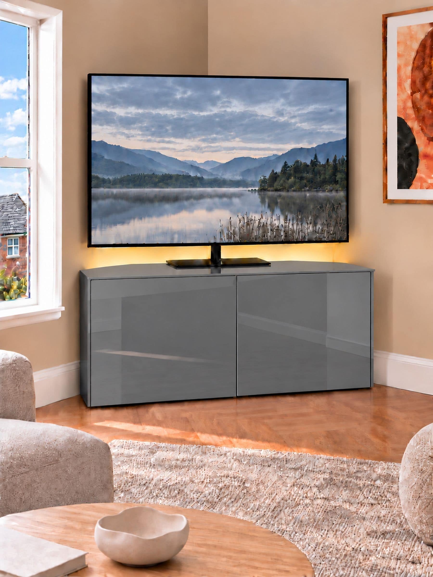 INTEL 1200 Corner Tv Unit - Image 3