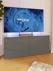 Frank Olsen Grey Intel SMART Corner TV Unit - Image 1 of 6