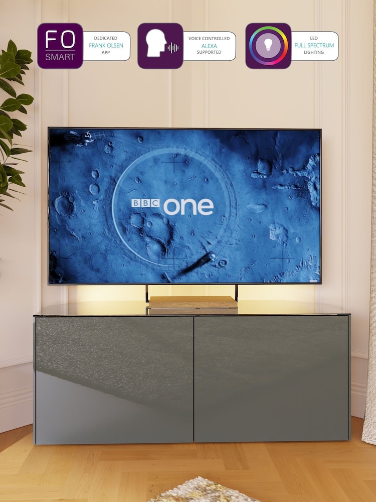 Frank Olsen Grey Intel SMART Corner TV Unit - Image 2 of 6