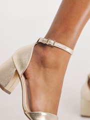 Simply Be Extra Wide Fit Barely There Block Heel Sandals - Imagen 3 de 5