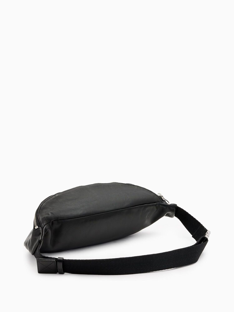 AllSaints Black Spitalfields Bumbag - Image 3 of 7