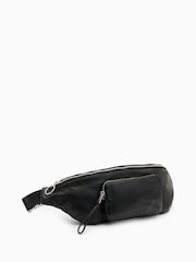 AllSaints Black Spitalfields Bumbag - Image 4 of 7
