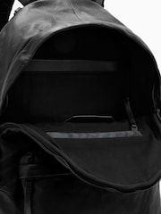 AllSaints Black Carabiner Backpack - Image 5 of 7
