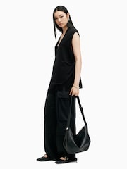 AllSaints Black Bern Tank - Image 4 of 6