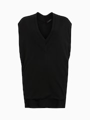 AllSaints Black Bern Tank - Image 6 of 6