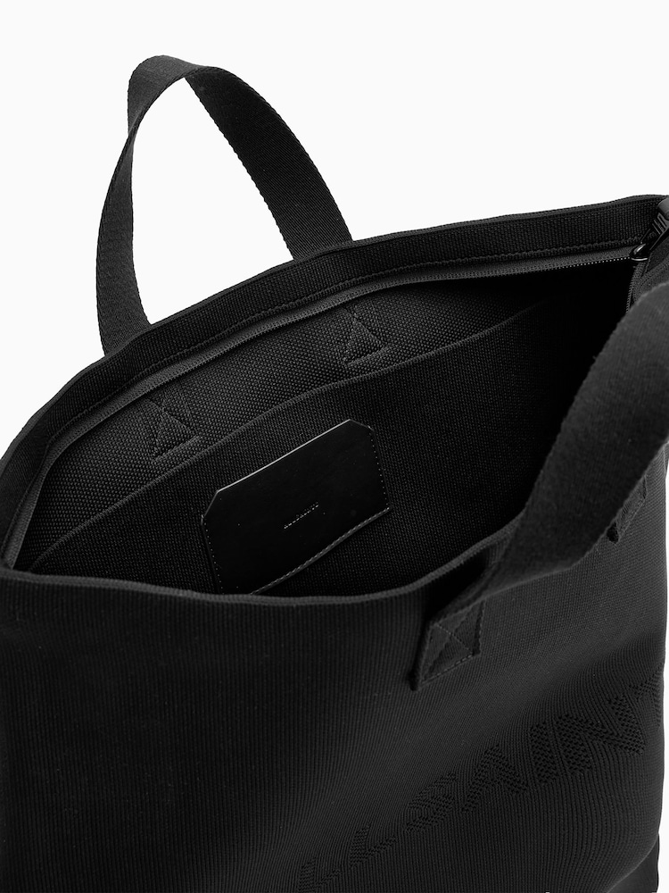 AllSaints Black Juno Backpack - Image 2 of 6