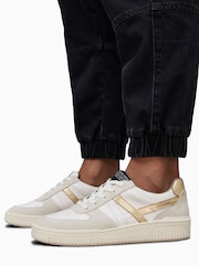 AllSaints White/Gold Vix Multi Sneakers - Image 7 of 7