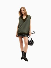 AllSaints Green Bern Tank - Image 1 of 8