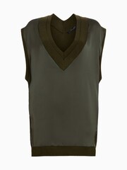 AllSaints Green Bern Tank - Image 8 of 8