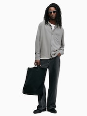 AllSaints Grey Cudi Longsleeve Shirt - Image 1 of 7
