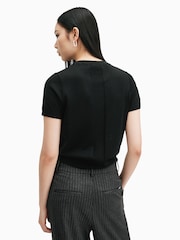 AllSaints Black Bern T-Shirt - Image 2 of 6