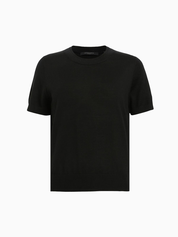 AllSaints Black Bern T-Shirt - Image 6 of 6