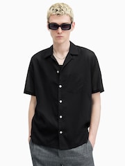 AllSaints Black Forge Shirt - Image 1 of 7