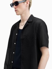 AllSaints Black Forge Shirt - Image 6 of 7