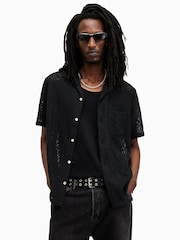 AllSaints Harden Short Sleeve Shirt - Изображение 2 из 6