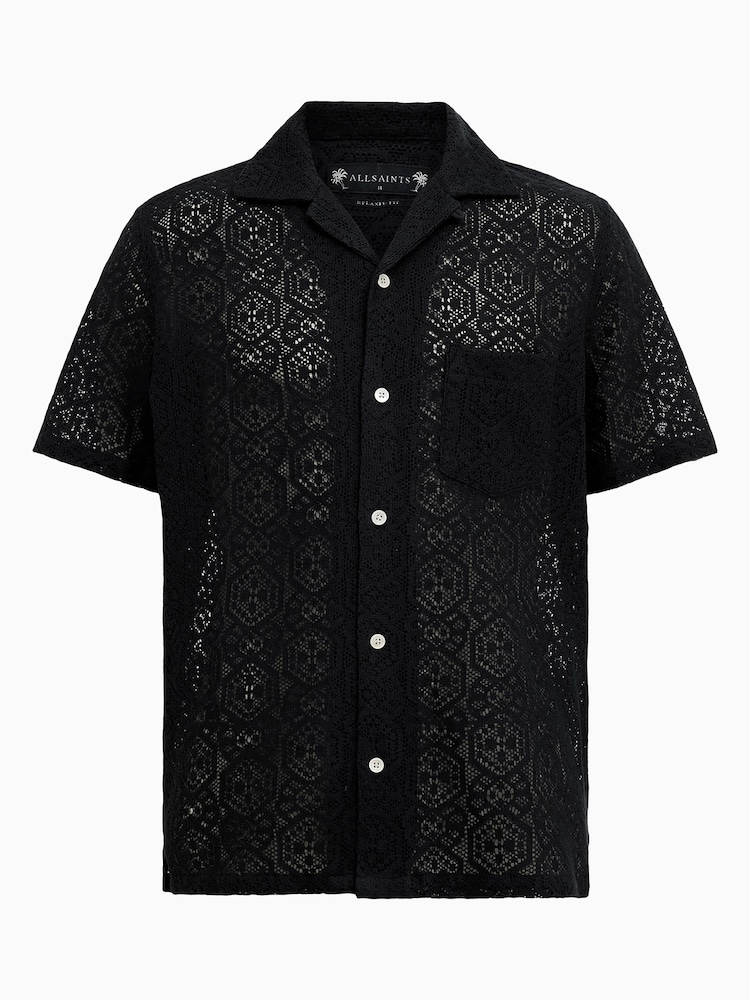 AllSaints Harden Short Sleeve Shirt - Изображение 6 из 6