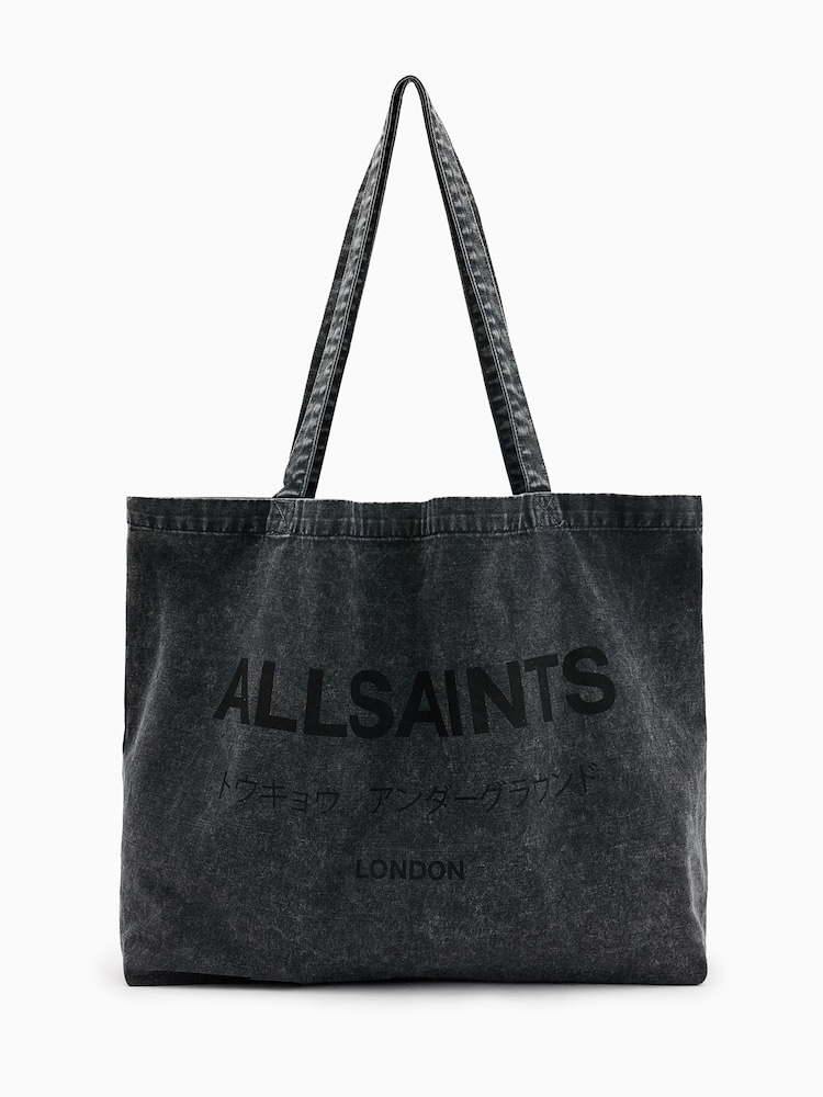 AllSaints Blue Undrground Acid Tote Bag - Image 1 of 5
