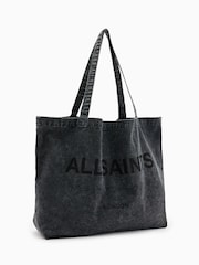 AllSaints Blue Undrground Acid Tote Bag - Image 3 of 5