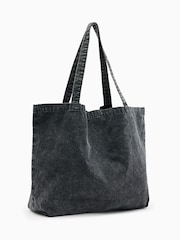 AllSaints Blue Undrground Acid Tote Bag - Image 5 of 5
