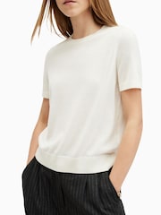 AllSaints White Bern T-Shirt - Image 4 of 8