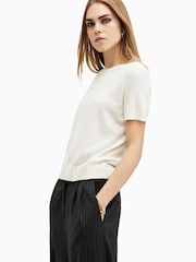 AllSaints White Bern T-Shirt - Image 6 of 8
