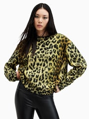 AllSaints Yellow Lex Jumper - Image 1 of 8