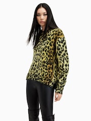 AllSaints Yellow Lex Jumper - Image 5 of 8