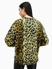 AllSaints Yellow Lex Jumper - Image 7 of 8