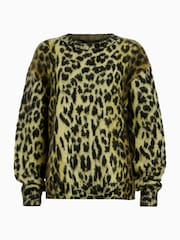 AllSaints Yellow Lex Jumper - Image 8 of 8