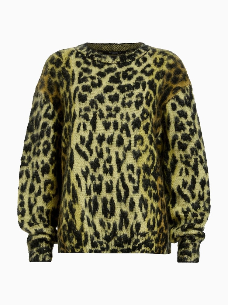 AllSaints Yellow Lex Jumper - Image 8 of 8