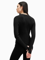 AllSaints Black Cruz Cardigan - Image 4 of 6