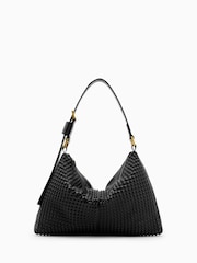 AllSaints Black Edbury Stud Shoulder Bag - Image 1 of 7