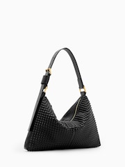AllSaints Black Edbury Stud Shoulder Bag - Image 4 of 7