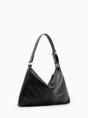 AllSaints Black Edbury Stud Shoulder Bag - Image 7 of 7