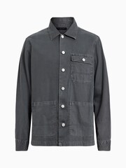 AllSaints Black Nevis Chore Jacket - Image 7 of 7