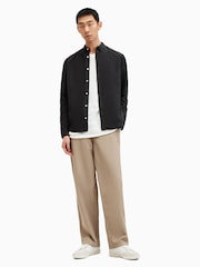 AllSaints Black Laguna Longsleeve Shirt - Image 3 of 8